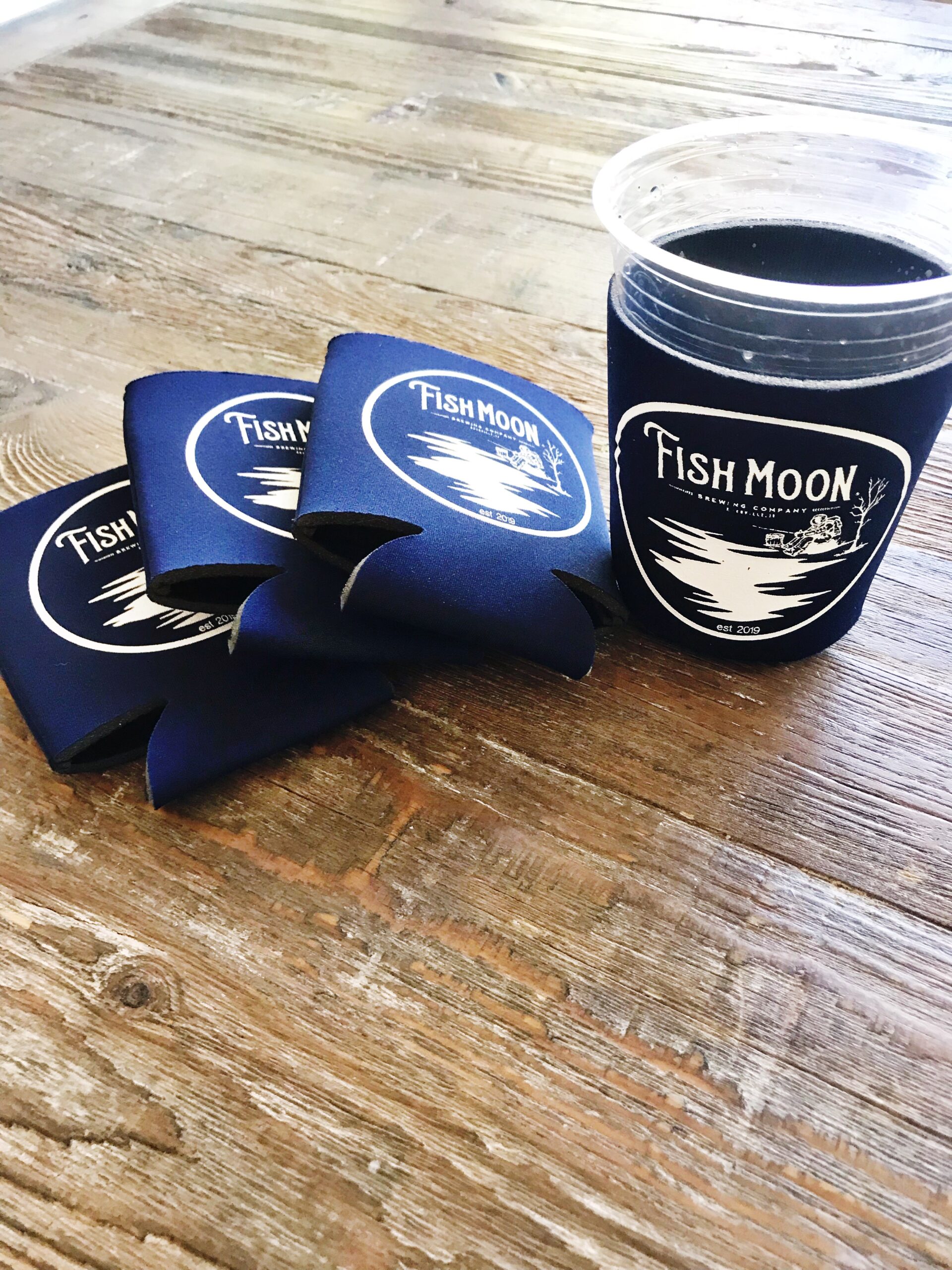 Fish Moon Koozie